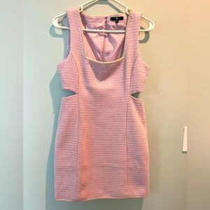 7 for All Mankind lavender, above the knee, cut out dress. Like new, worn once.